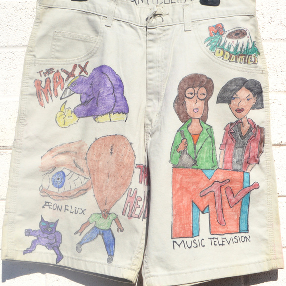 MTV Beavis and Butthead Shorts Cargo - Picture 6 of 7